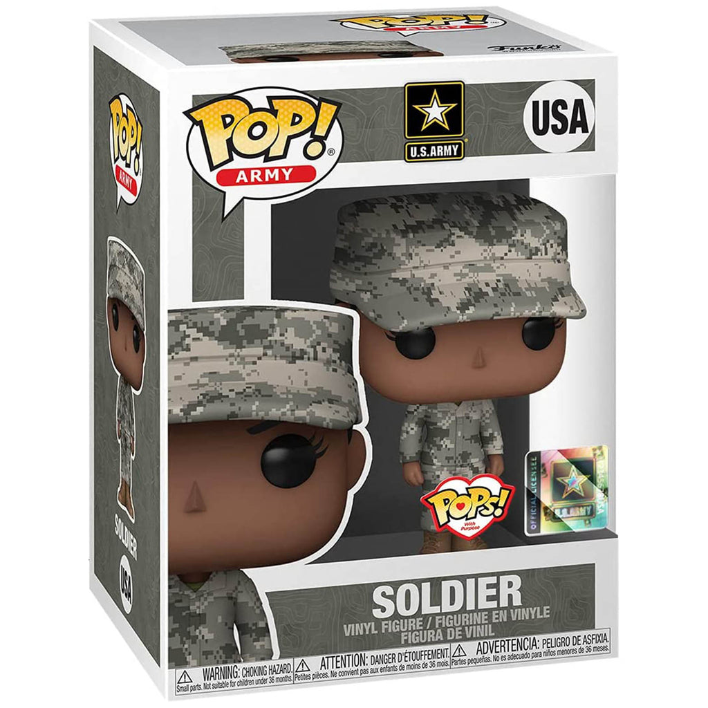 Funko Military Pop Army Female Soldier Vinyl Figure