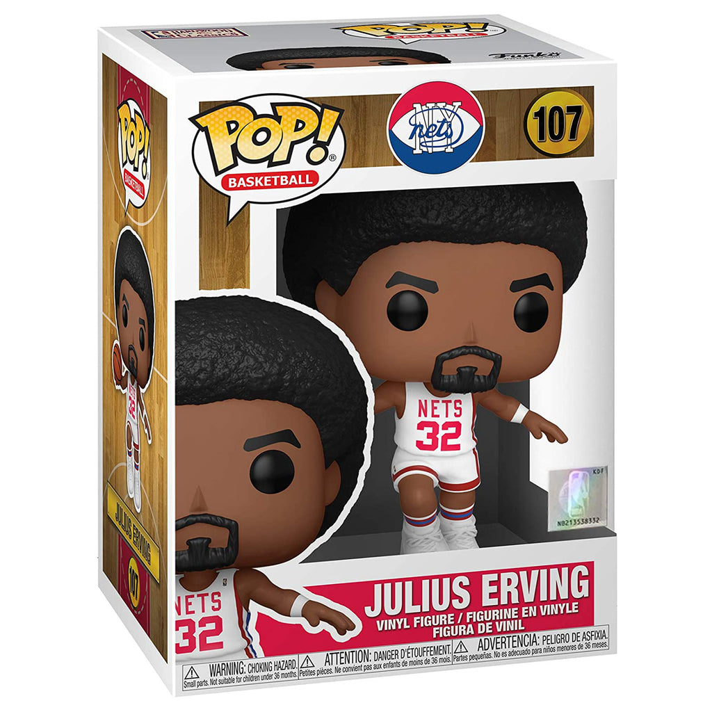 Funko NBA Nets Legends POP Julius Erving Home Vinyl Figure