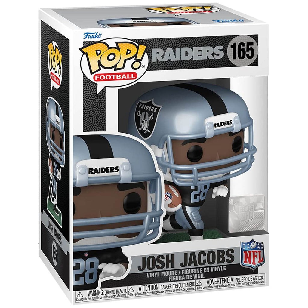 Funko NFL Raiders POP Josh Jacobs Home Uniform Vinyl Figure