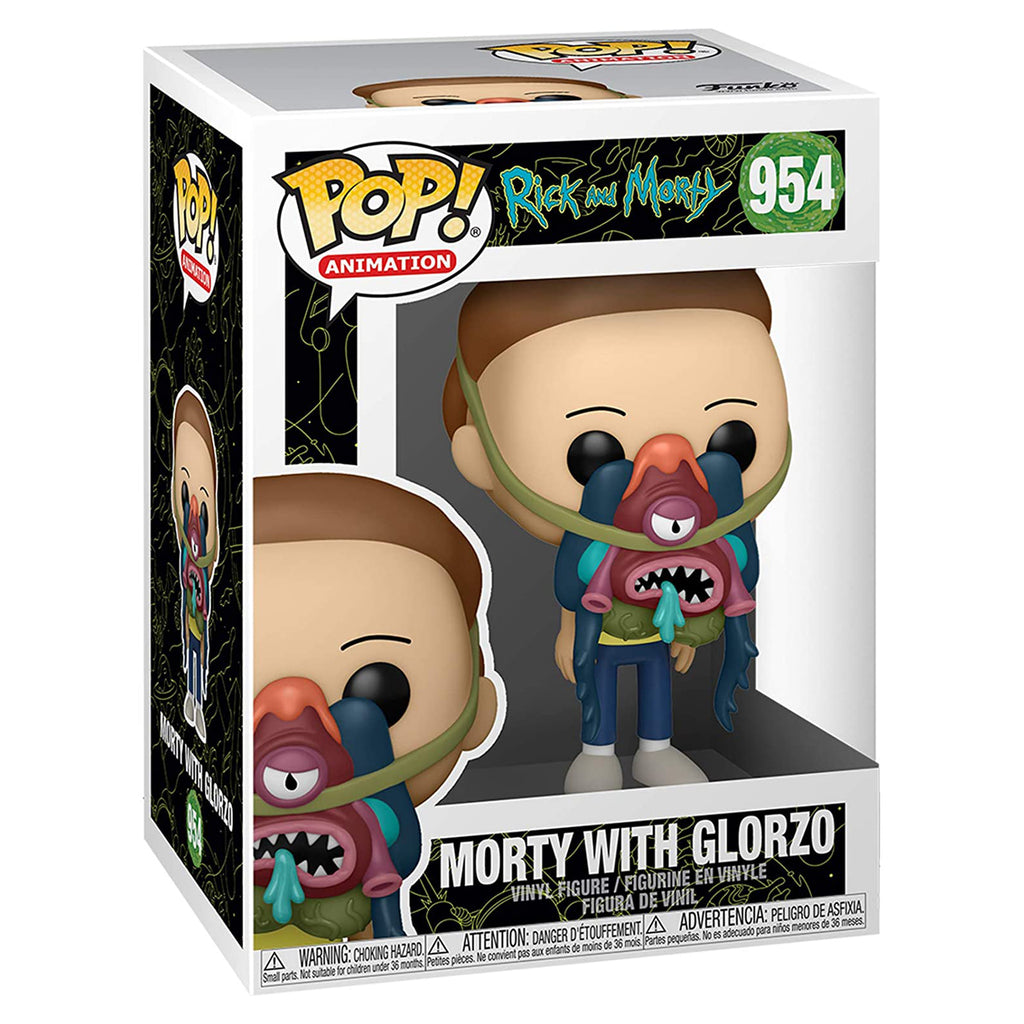 Funko Rick And Morty POP Morty With Glorzo Vinyl Figure
