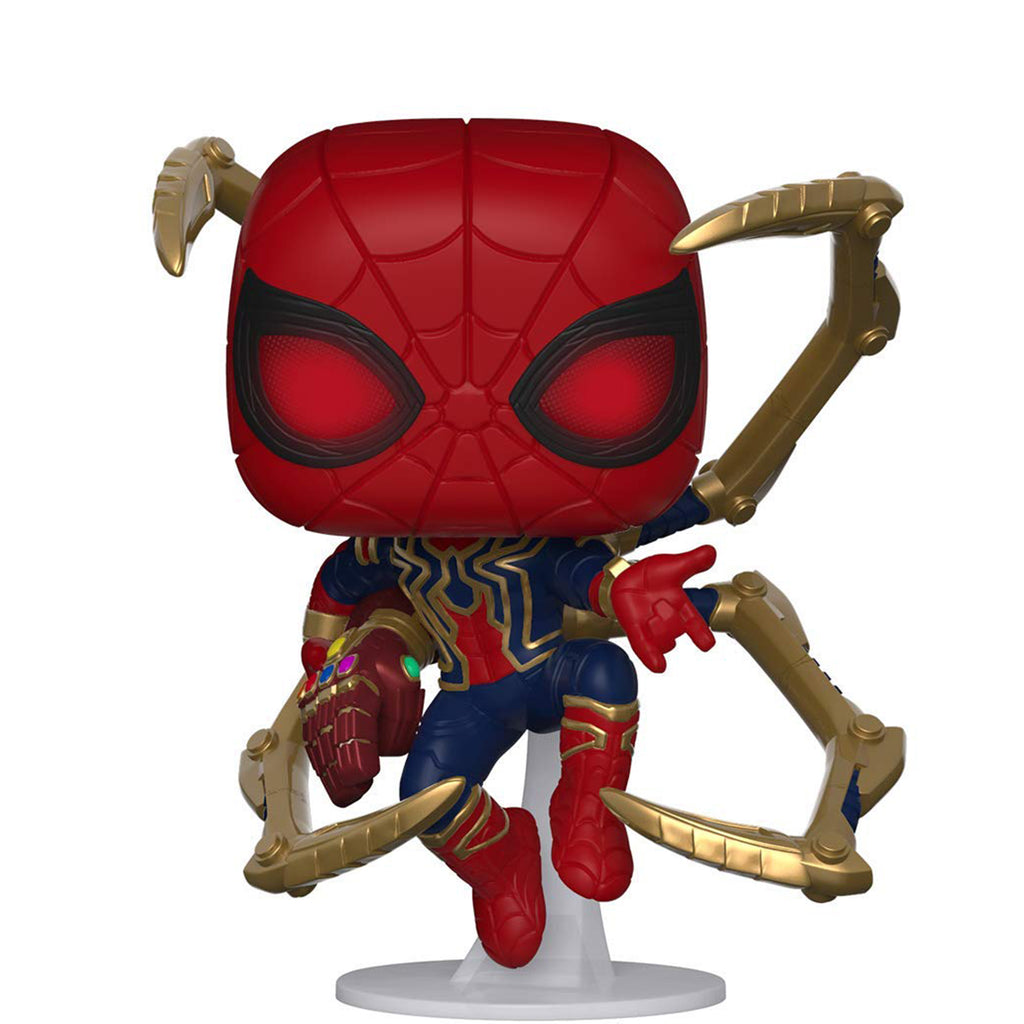 Funko Avengers End Game POP Iron Spider With Nano Gauntlet Vinyl Figure