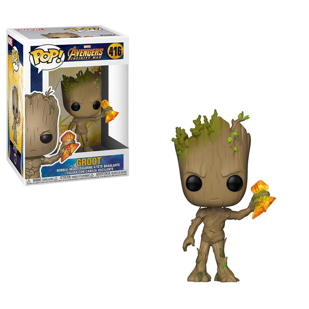 Funko Avengers Infinity War POP Groot With Stormbreaker Vinyl Figure