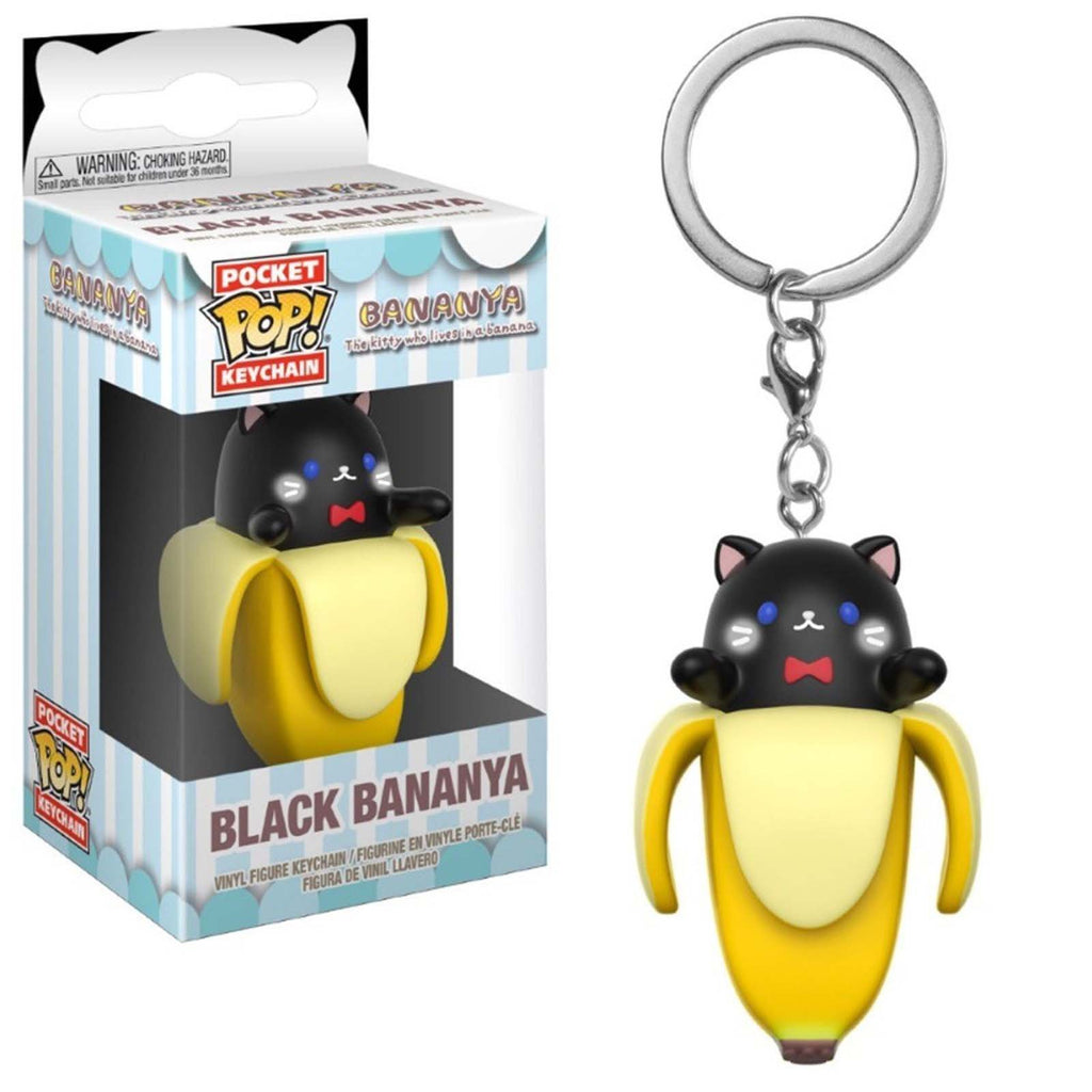 Funko Bananya Pocket POP Black Bananya Vinyl Keychain Figure