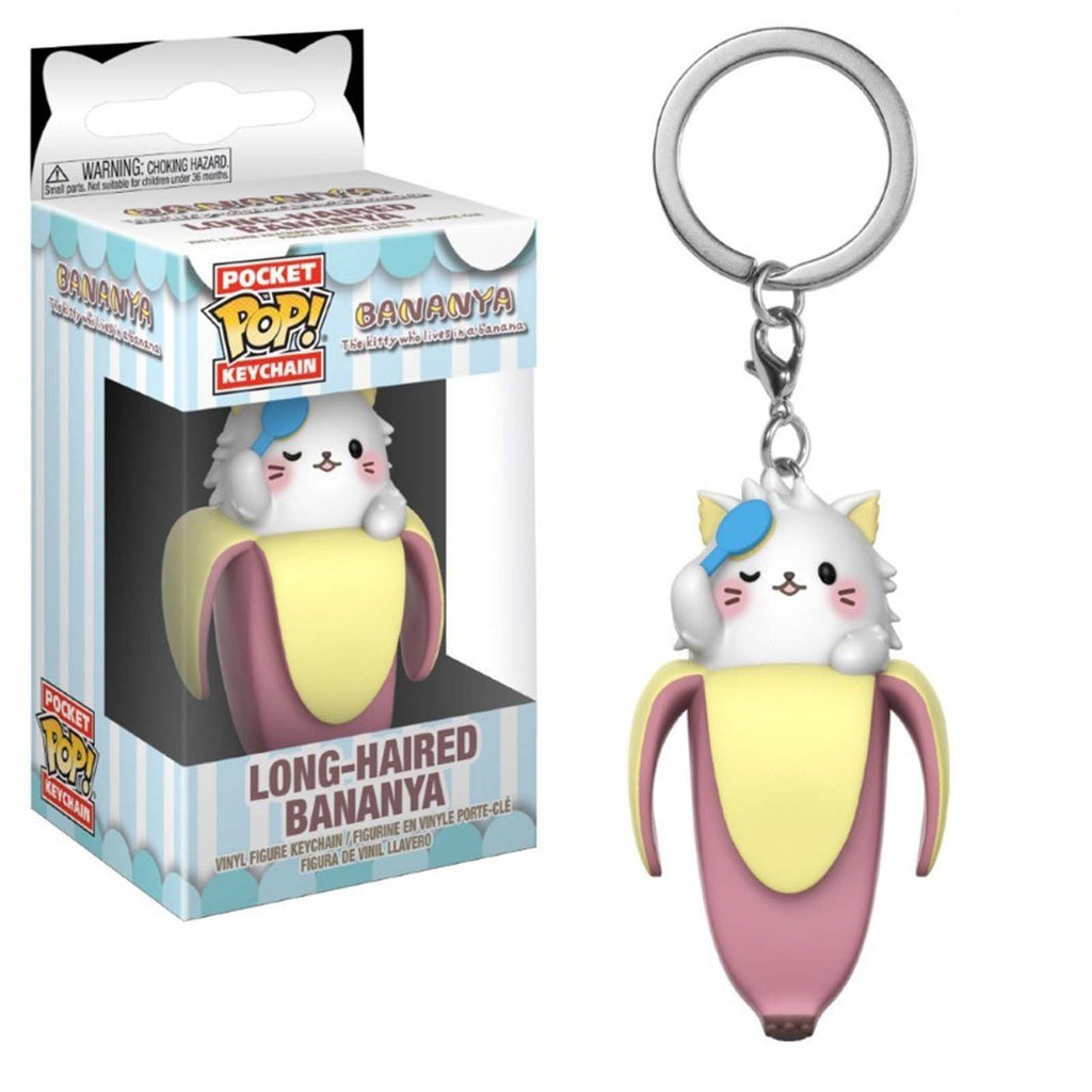 Funko Bananya Pocket POP Long Haired Bananya Vinyl Keychain Figure