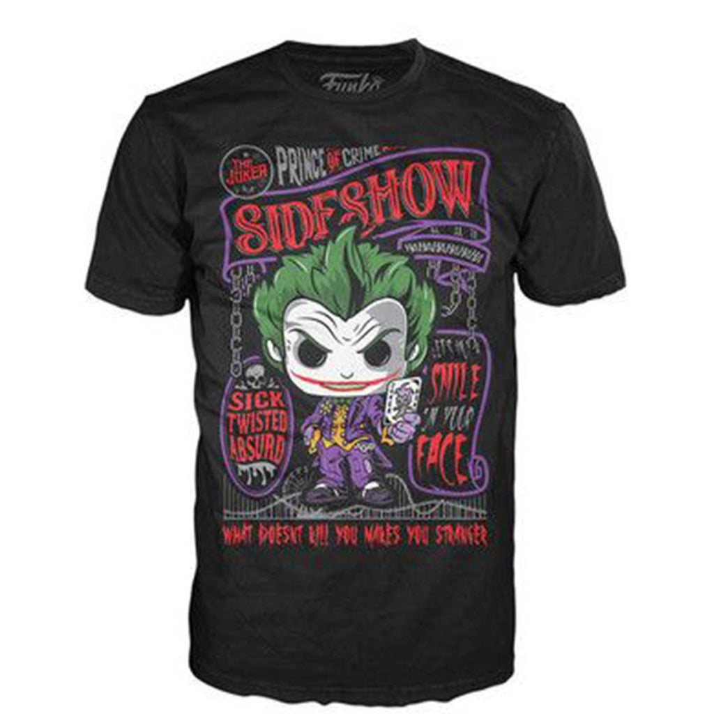 Funko Batman Arkham Asylum The Joker Sideshow Tee Shirt