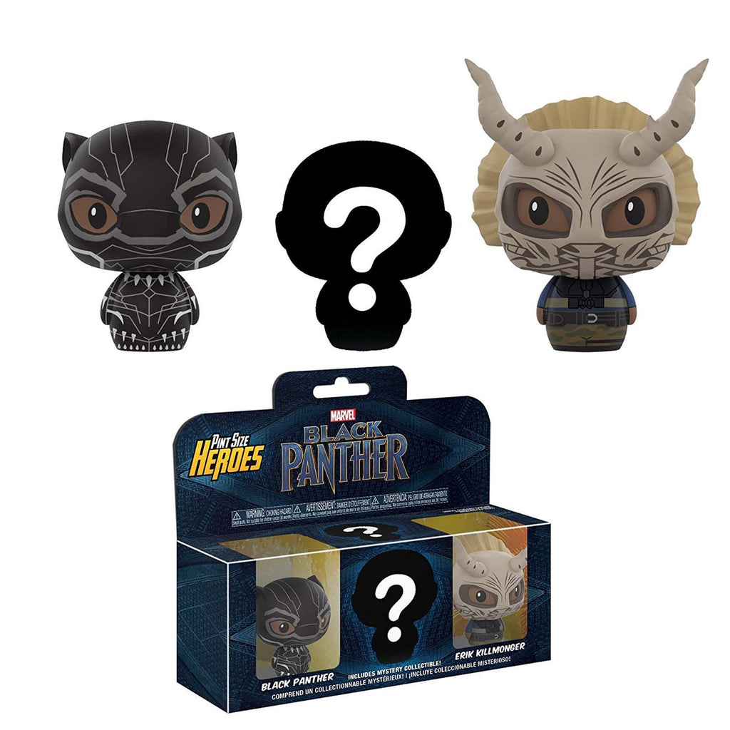 Funko Black Panther Pint Size Heroes 3 Pack Of Mini Figures Set