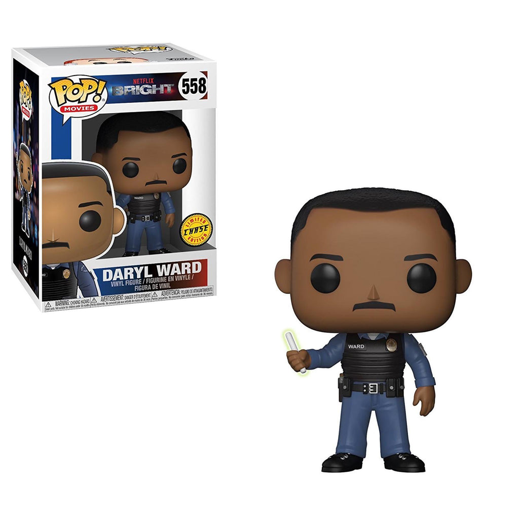 Funko Bright POP Daryl Ward Vinyl Figure CHASE VERSION