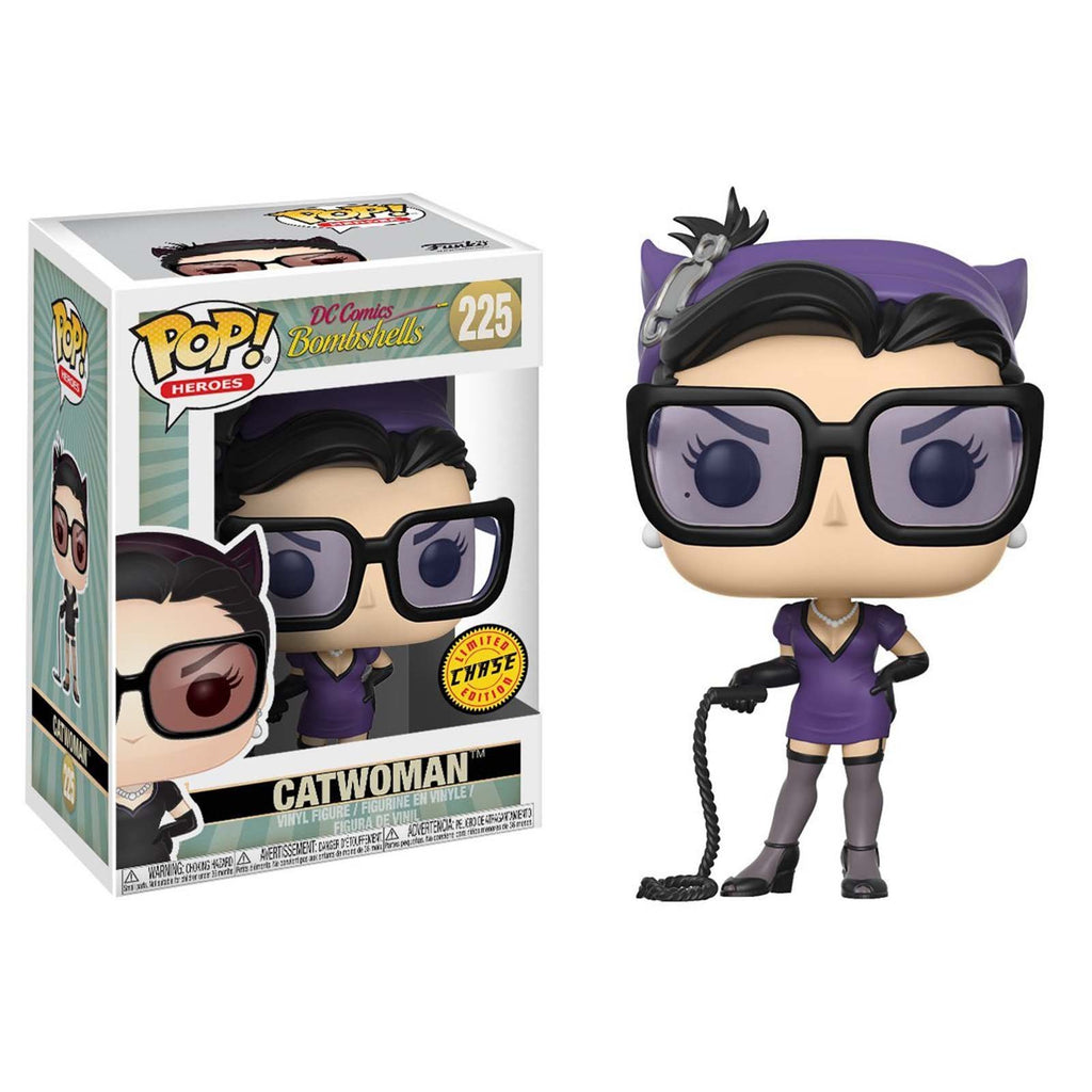 Funko DC Comics Bombshells POP Catwoman Vinyl Figure CHASE VERSION