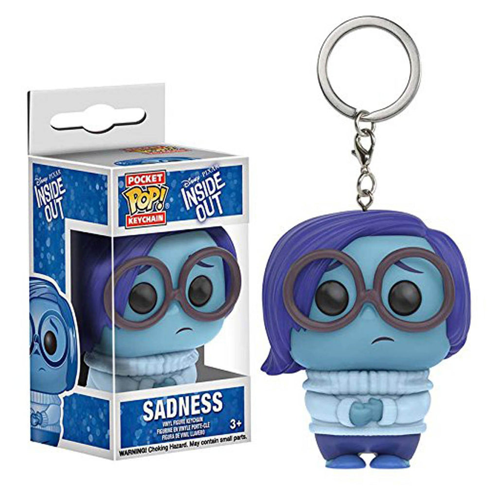 Funko Disney Inside Out Pocket POP Sadness Vinyl Figure Keychain