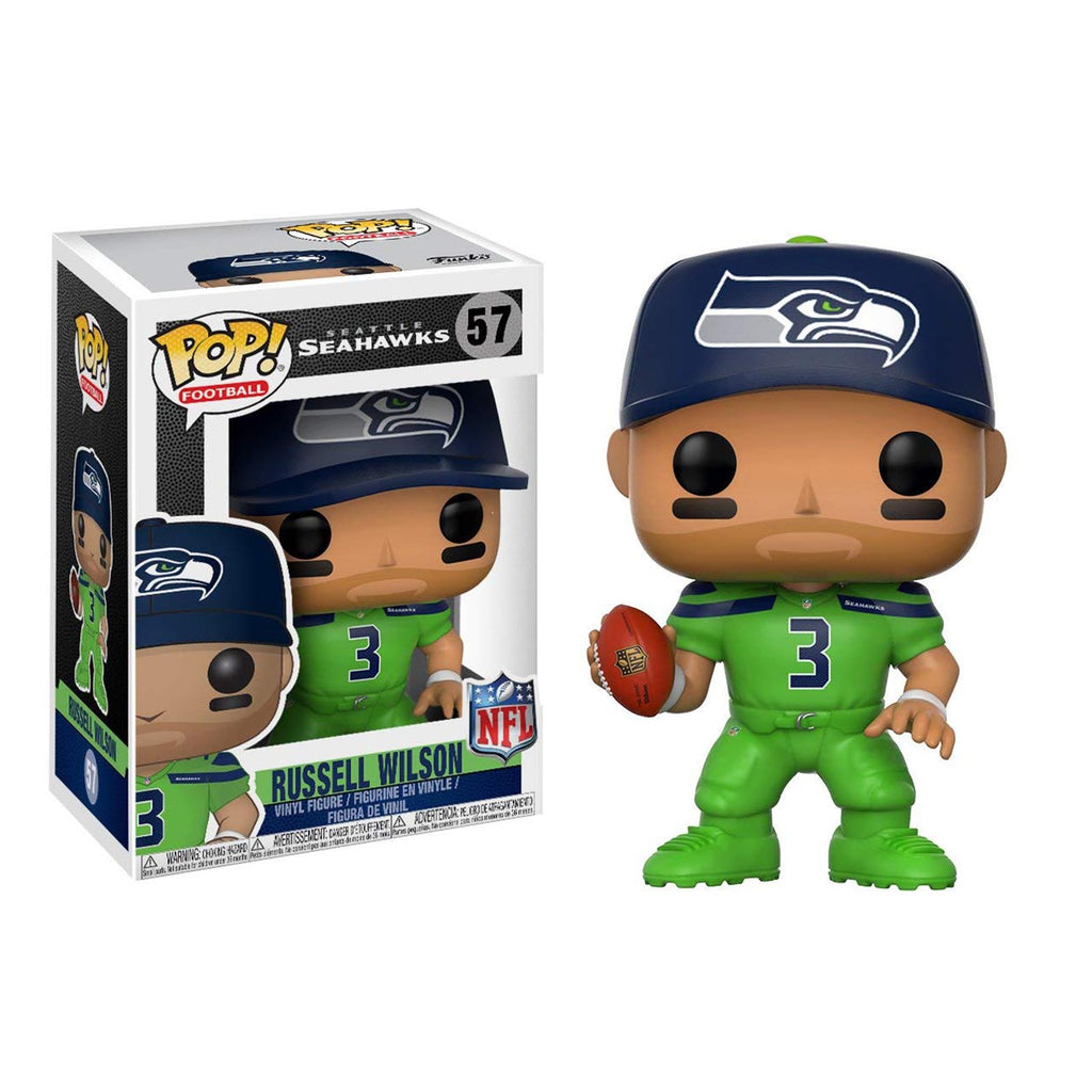Funko Football POP Russell Wilson Color Rush Vinyl Figure