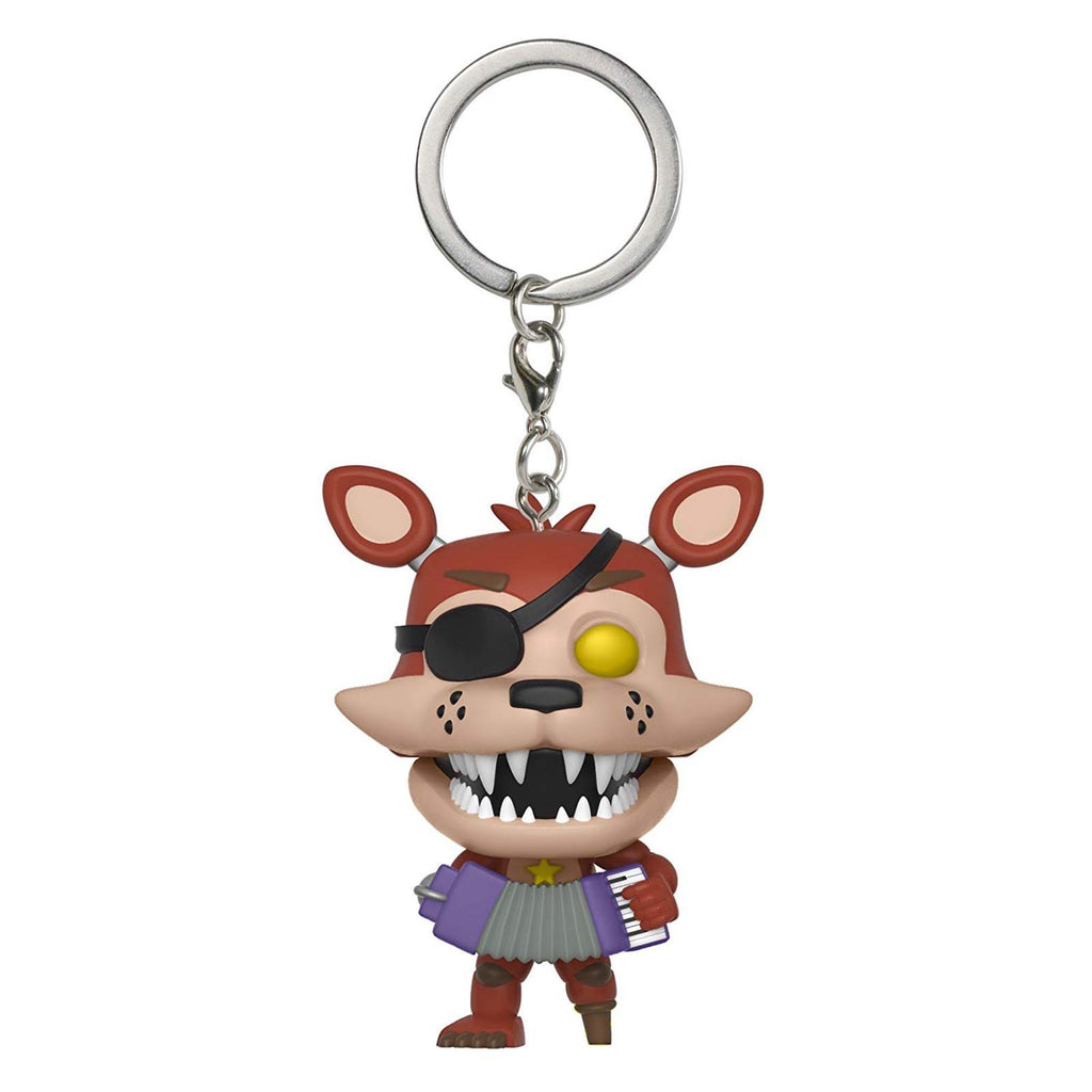 Funko Freddy Fazbear's Pizza Pocket POP Rockstar Foxy Keychain Figure