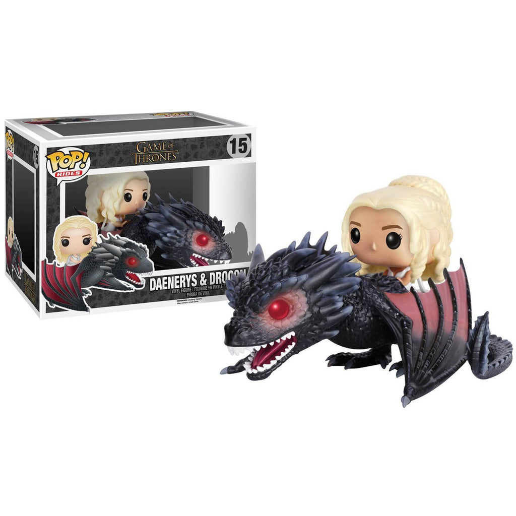 Funko Game Of Thrones POP Rides Daenerys And Drogon Vinyl Figures