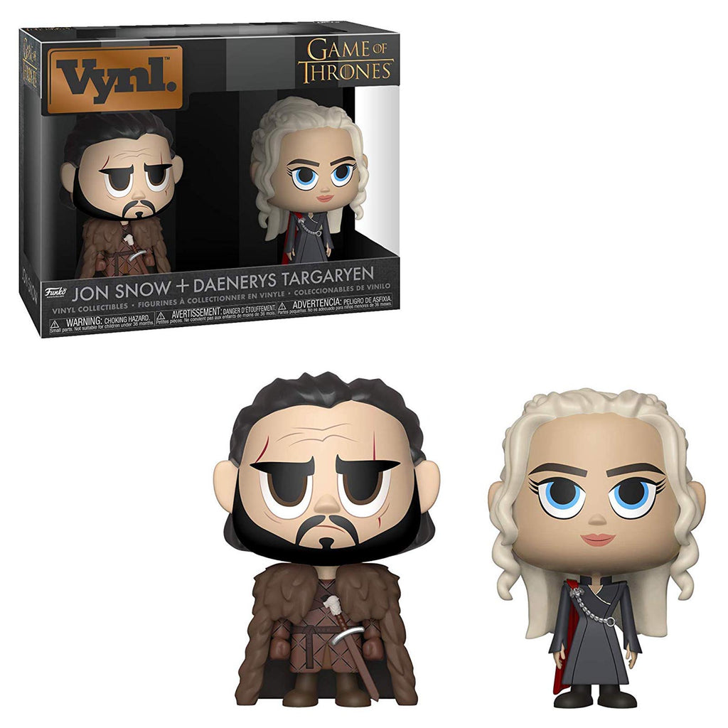 Funko Game Of Thrones Vynl Jon Snow Daenerys Targaryen Figure Set