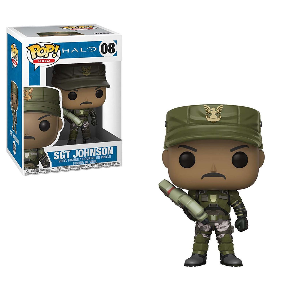 Funko Halo POP Sgt Johnson Vinyl Figure