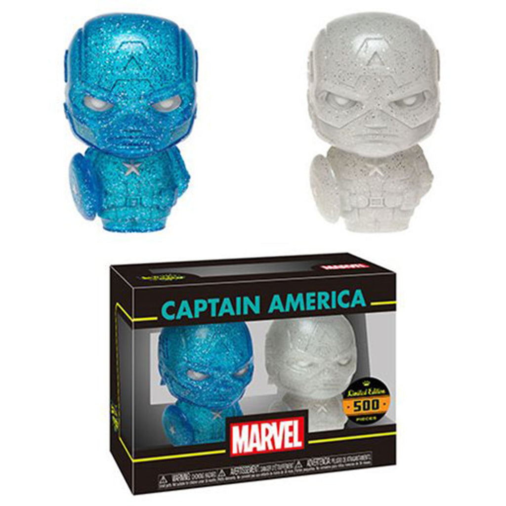 Funko Hikari XS Marvel Captain America Blue White Figure Set