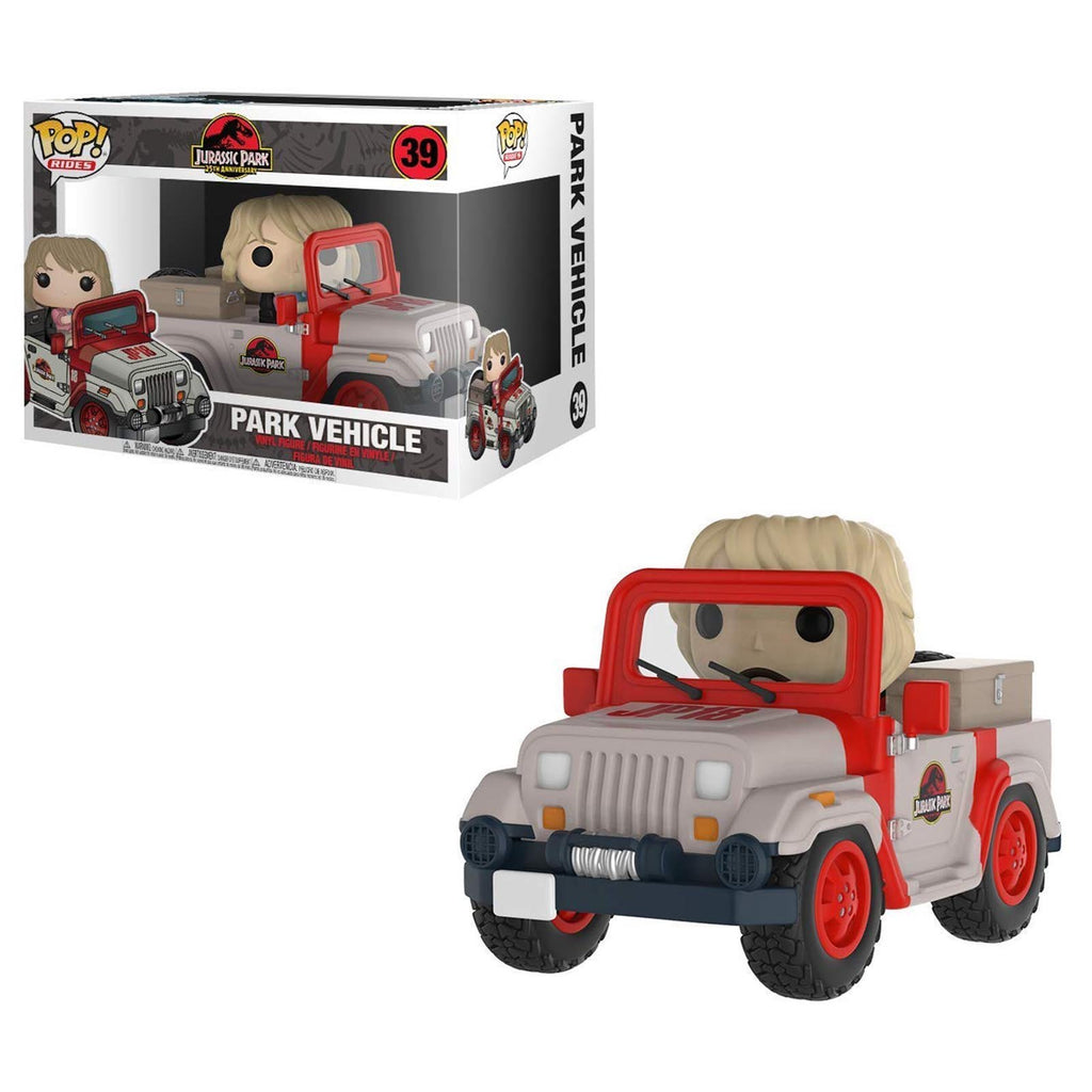 Funko Jurassic Park POP Rides Park Vehicle Figure Set