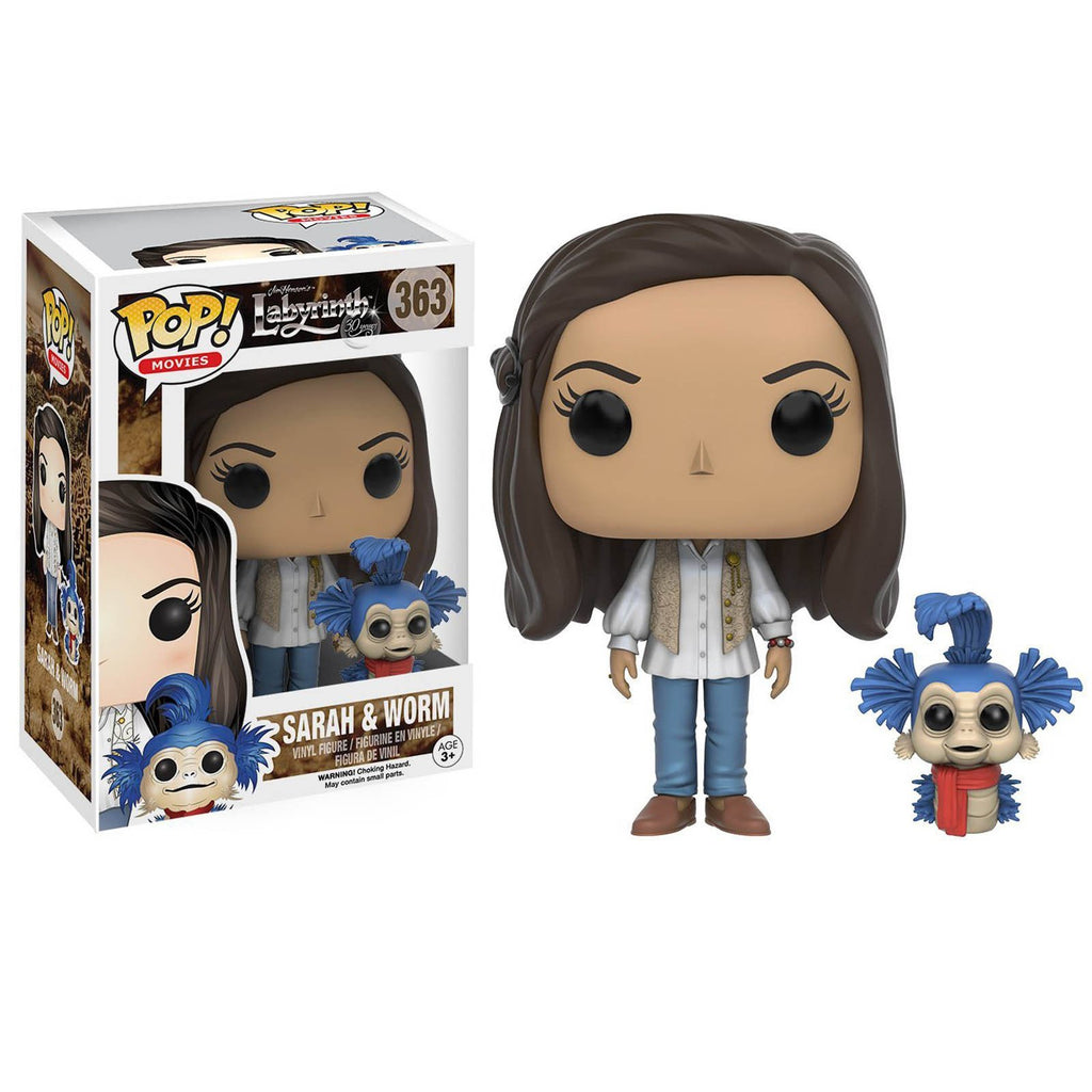 Funko Labyrinth POP Sarah And Worm Vinyl Figure