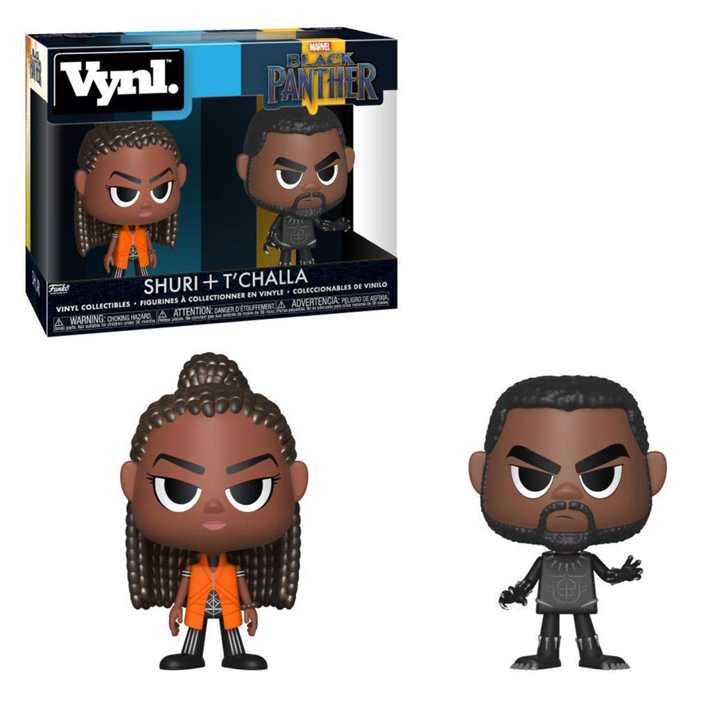 Funko Marvel Black Panther Vynl Shuri T'Challa Figure Set