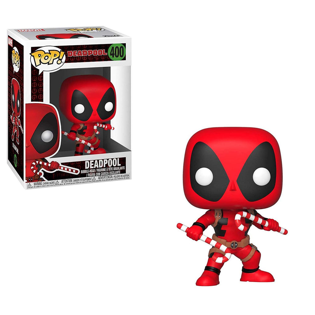 Funko Marvel Deadpool POP Deadpool With Candy Canes Vinyl Figure