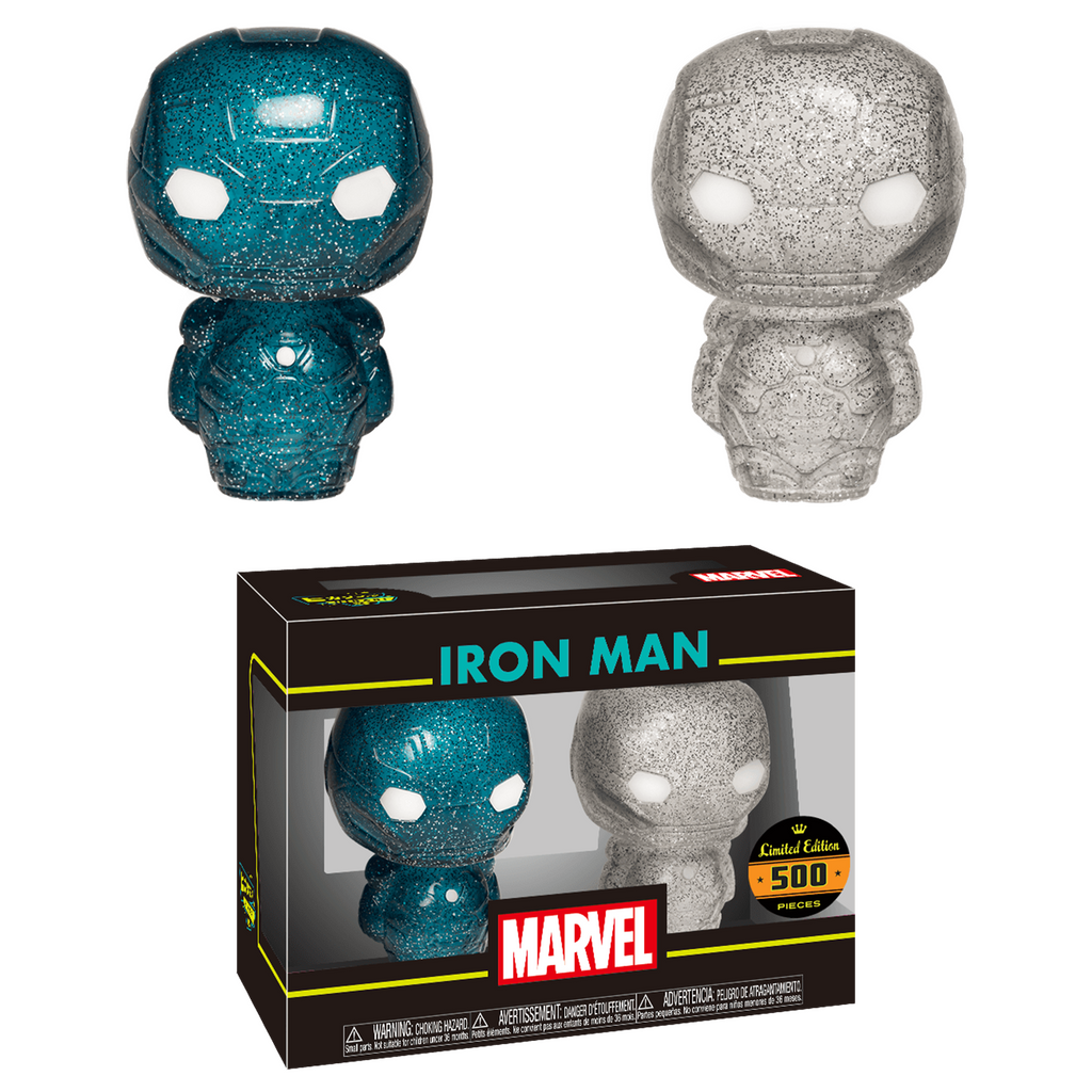 Funko Marvel Hikari XS Iron Man Blue Silver Figure Set