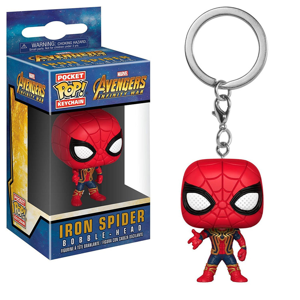 Funko Marvel Infinity War Pocket POP Iron Spider Figure Keychain