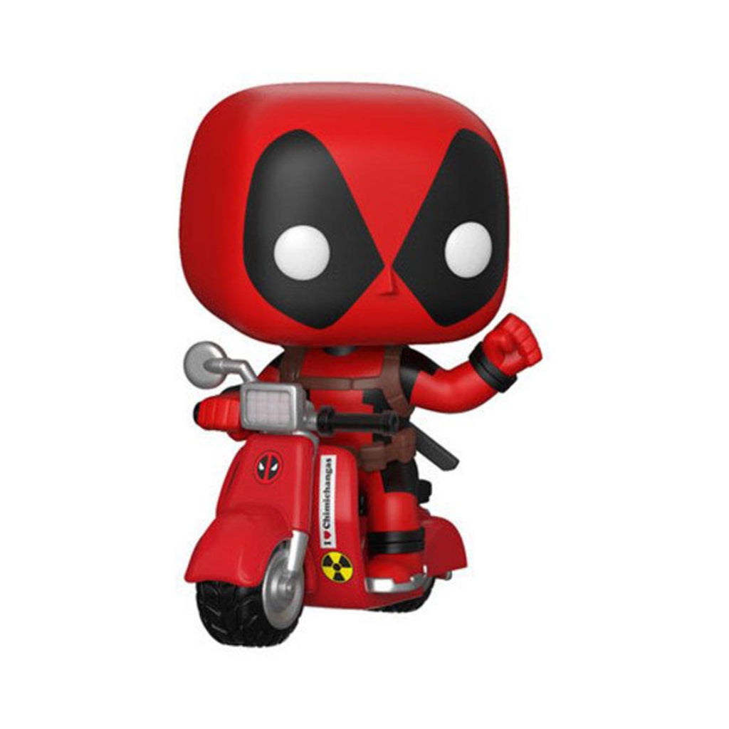 Funko Marvel POP Rides Deadpool On Scooter Vinyl Figure