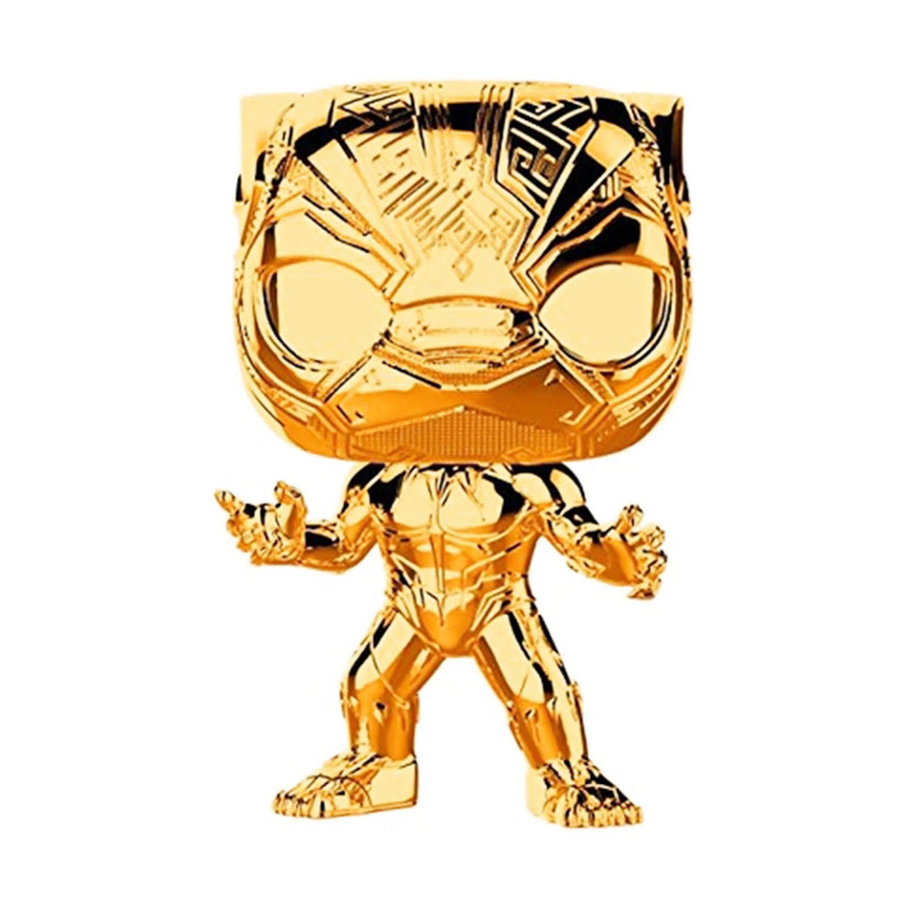 Funko Marvel Stud10s POP Black Panther Chrome Vinyl Figure