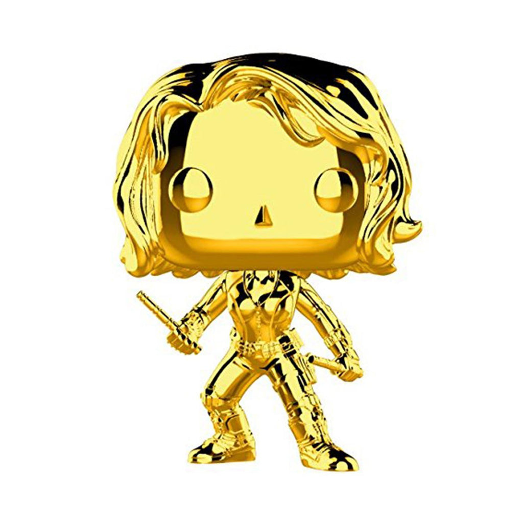Funko Marvel Stud10s POP Black Widow Gold Chrome Vinyl Figure