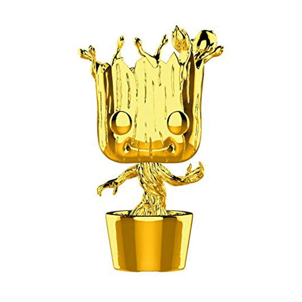 Funko Marvel Stud10s POP Groot Gold Chrome Vinyl Figure