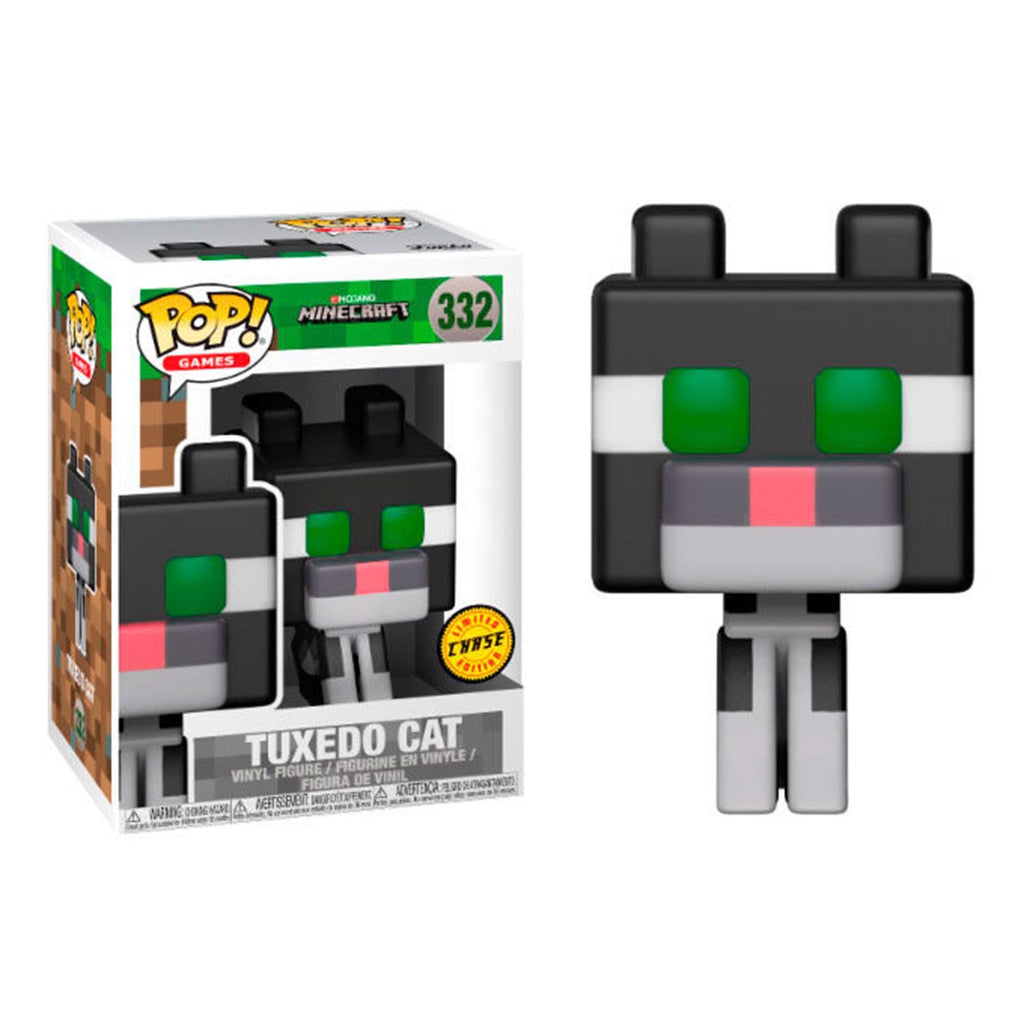 Funko Minecraft POP Tuxedo Cat Vinyl Figure CHASE VERSION