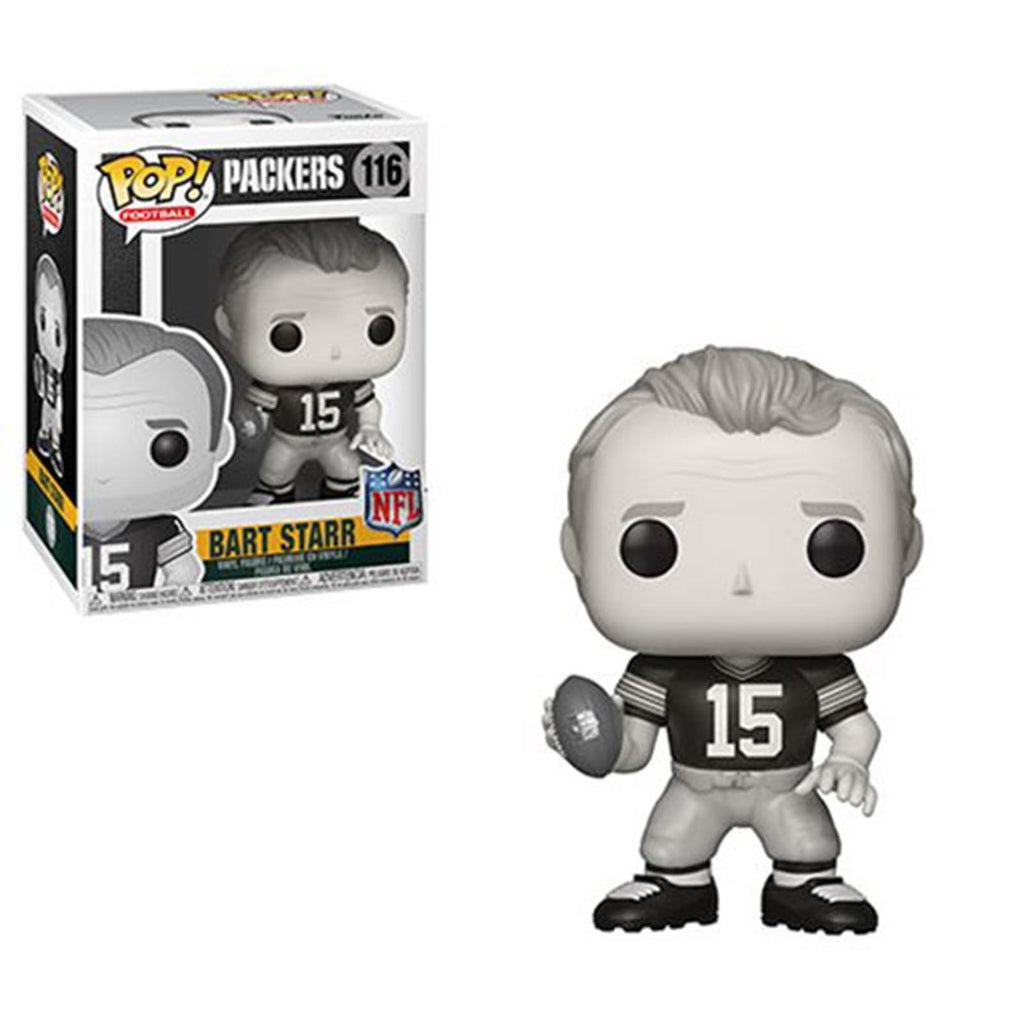 Funko NFL Legends POP Bart Starr White And Black Vinyl Figure