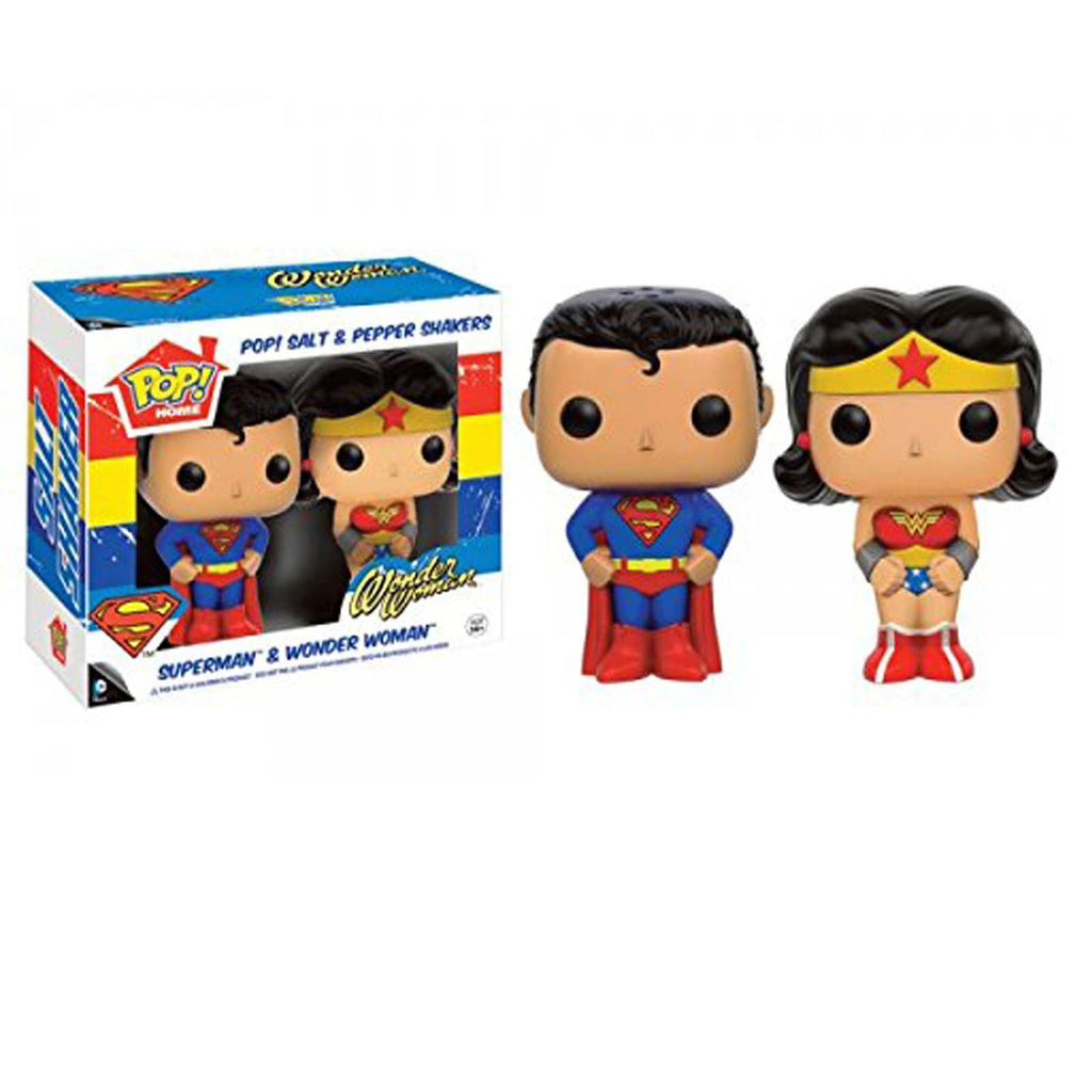 Funko POP Home Superman And Wonder Woman Salt And Pepper Shakers