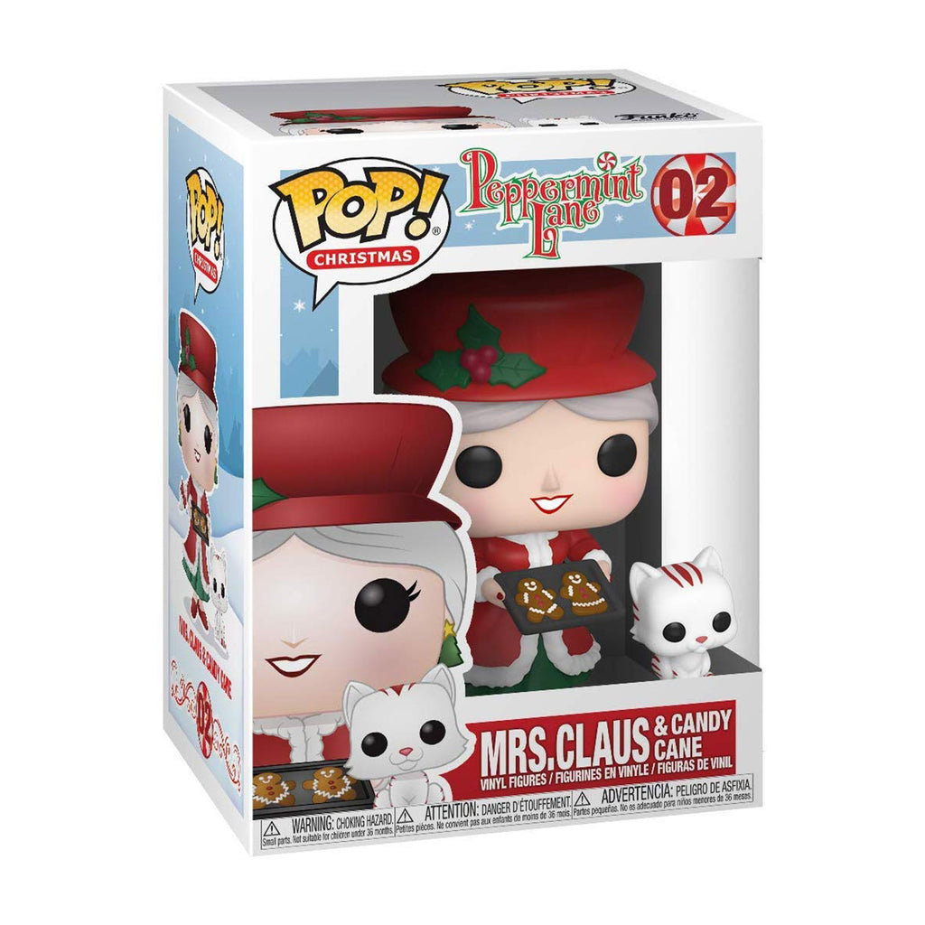 Funko Peppermint Lave POP Mrs Claus And Candy Cane Vinyl Figure