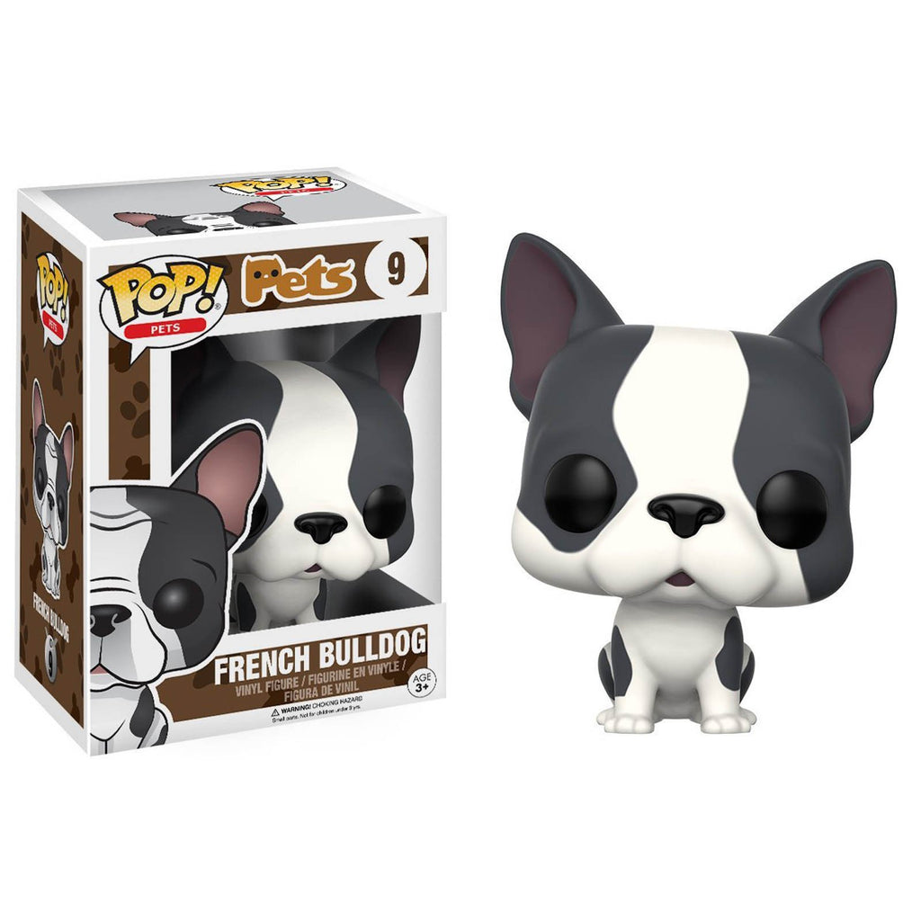Funko Pets POP French Bulldog Black And White Vinyl Figure