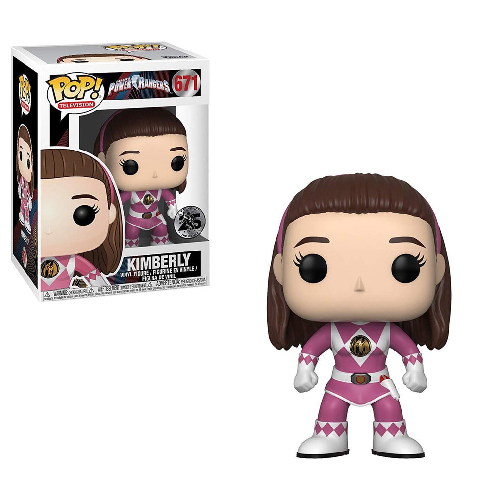 Funko Power Rangers TV POP Pink Ranger Kimberly No Helmet Vinyl Figure