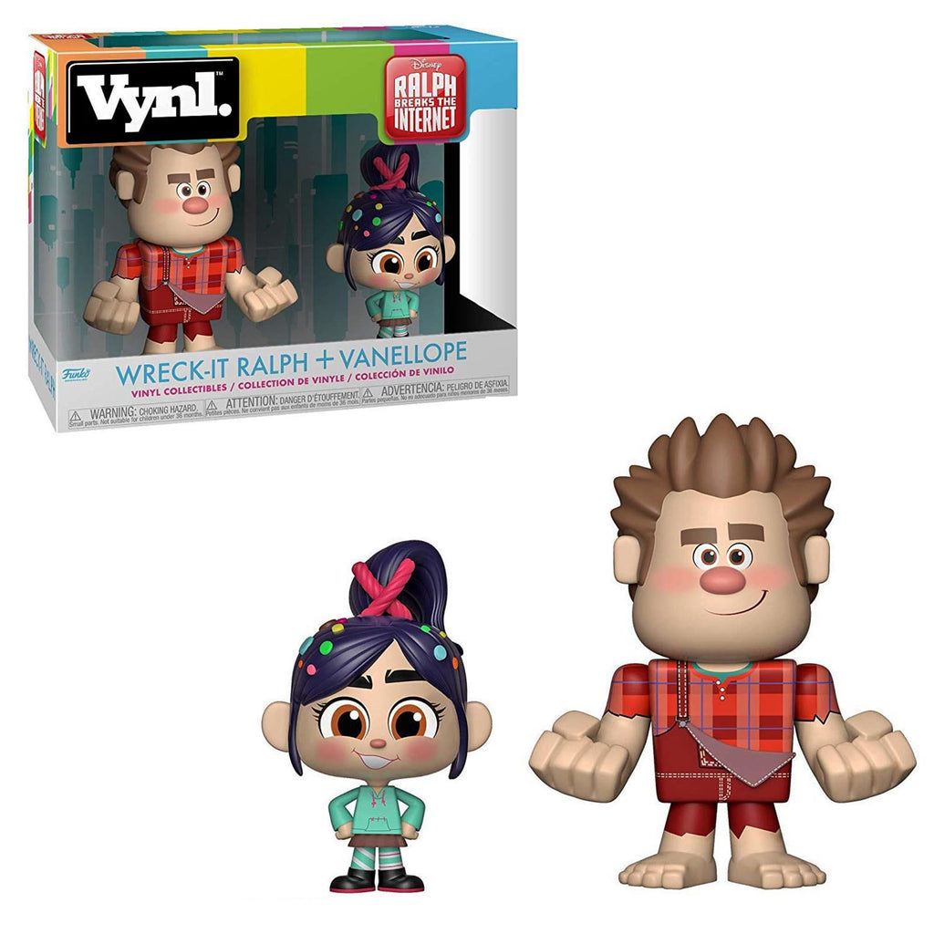Funko Ralph Breaks The Internet Vynl Wreck-It Ralph Vanellope Figure Set