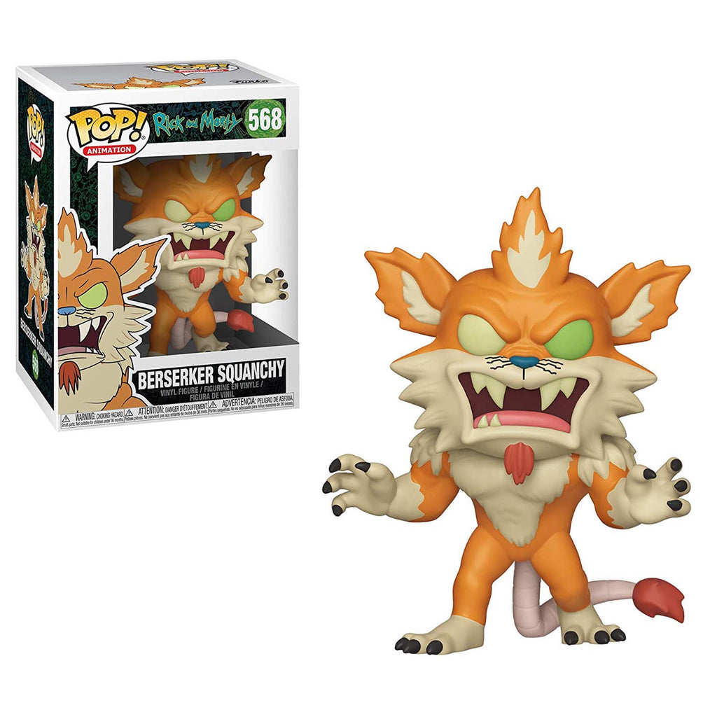 Funko Rick And Morty POP Berserker Squanchy Vinyl Figure