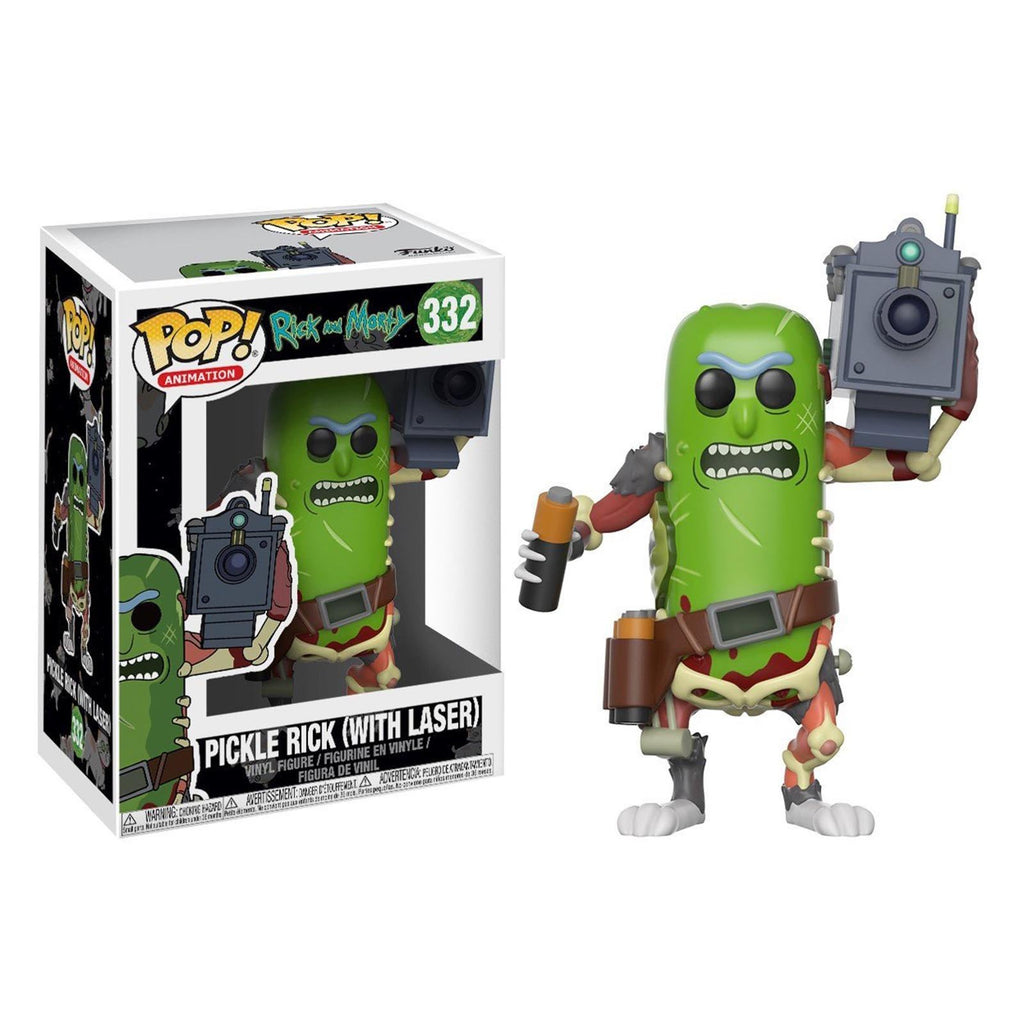 Funko Rick And Morty POP Pickle Rick With Laser Vinyl Figure