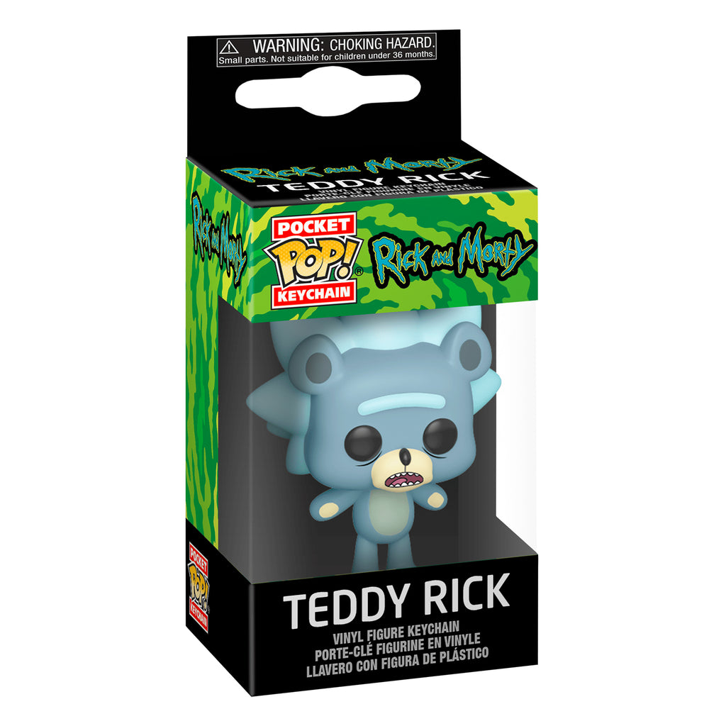Funko Rick And Morty Pocket POP Teddy Rick Figure Keychain