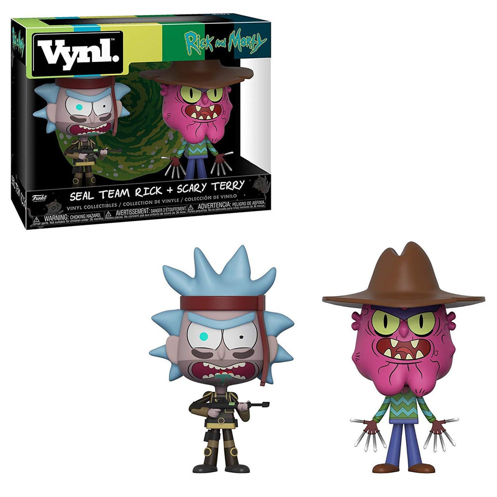 Funko Rick and Morty Vynl Rick Scary Terry Figure Set