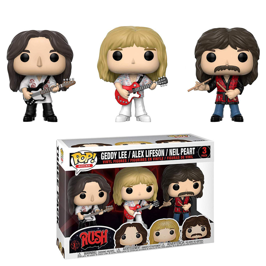 Funko Rock POP Rush 3 Figure Set
