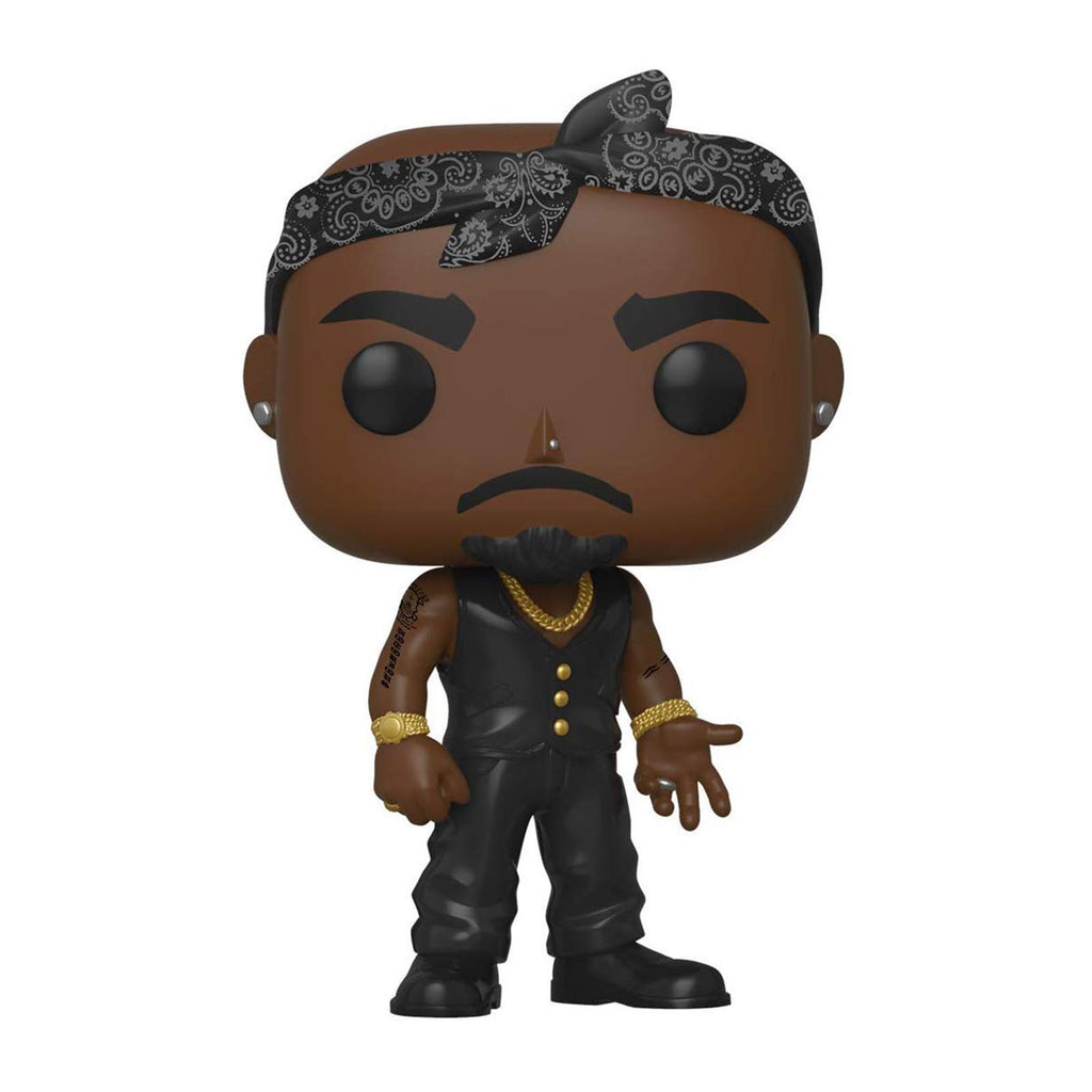 Funko Rocks 2Pac POP Tupac Shakur Bandana Vinyl Figure