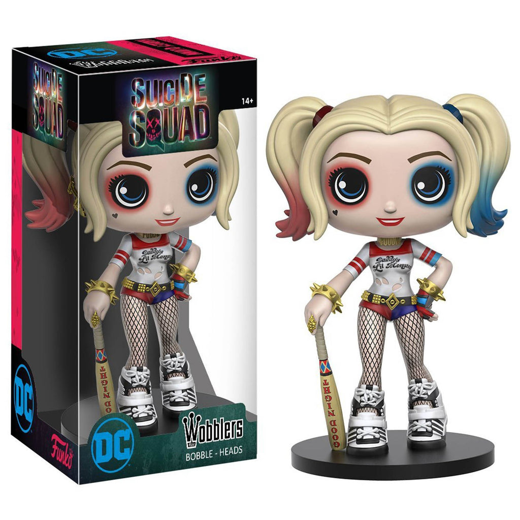 Funko Suicide Squad Wobblers Harley Quinn Bobble Head Figure