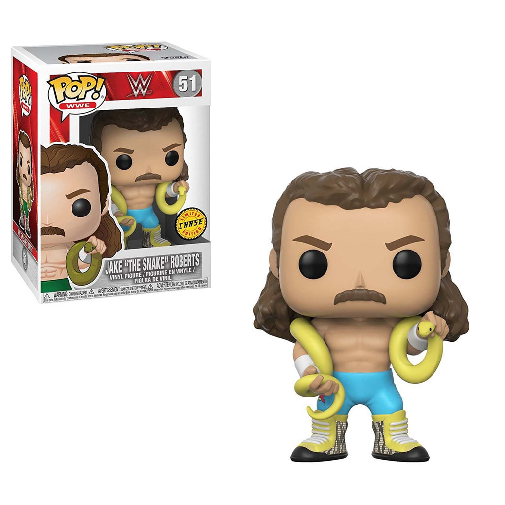 Funko WWE POP Jake The Snake Roberts Vinyl Figure CHASE VERSION