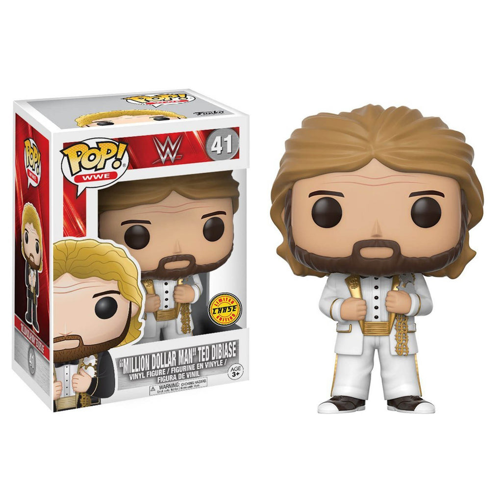 Funko WWE POP Million Dollar Man Ted Dibiase Vinyl Figure CHASE VERSION