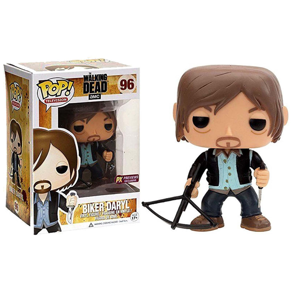 Funko Walking Dead PX Exclusive POP Biker Daryl Vinyl Figure