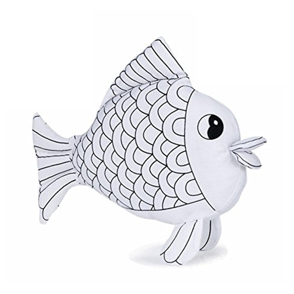 Ganz Fish 6 Inch Plush Mini Coloring Kit - Radar Toys