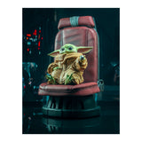 Gentle Giant Star Wars Mandalorian The Child In Chair Statue - Radar Toys