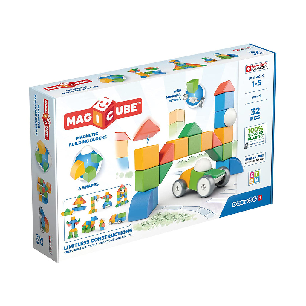 Geomag Magicube Shapes 32 Pieces Set - Radar Toys