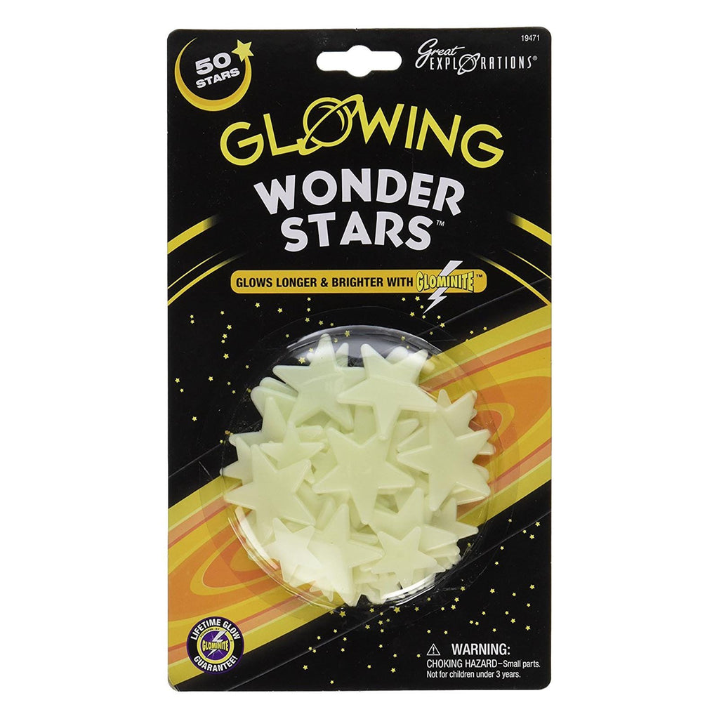 Great Explorations Glowing Wonder Stars 50 Count - Radar Toys
